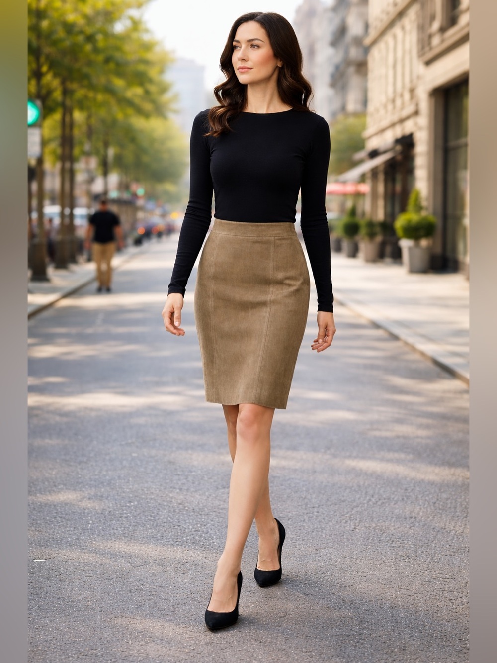 Le Château | 100% Suede Skirt with Tags 🏷️